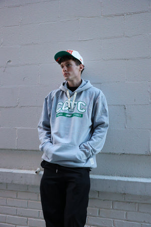 Grey Vintage Gym Hoodie