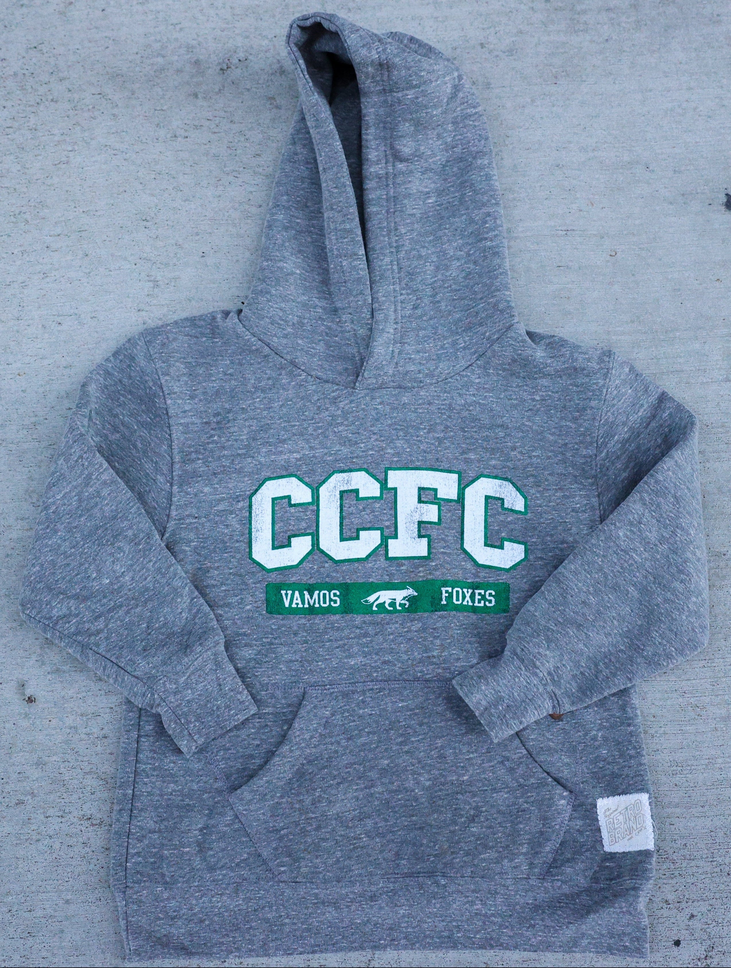 YOUTH Grey Vintage Gym Hoodie