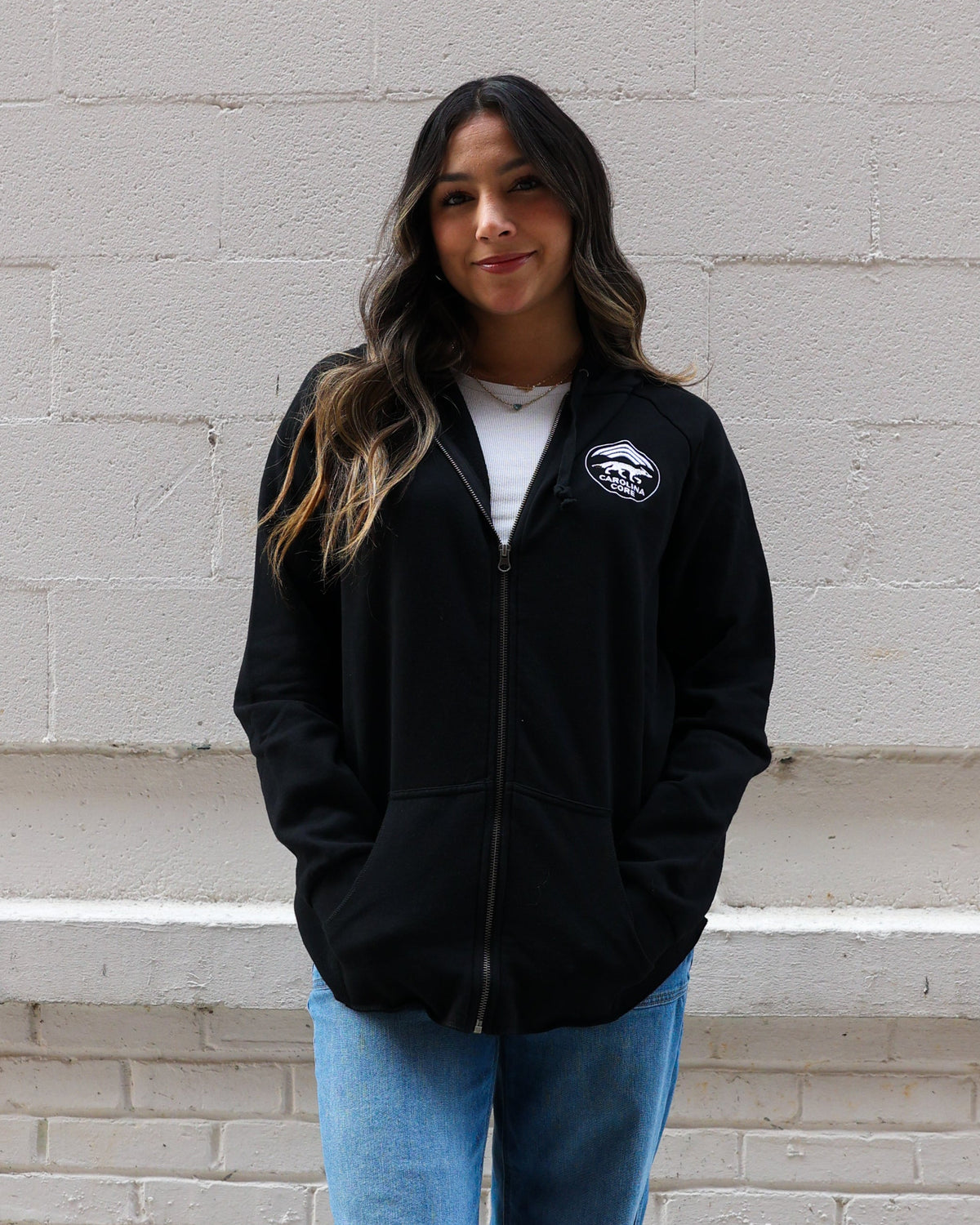 Black Zip Women's Hoodie