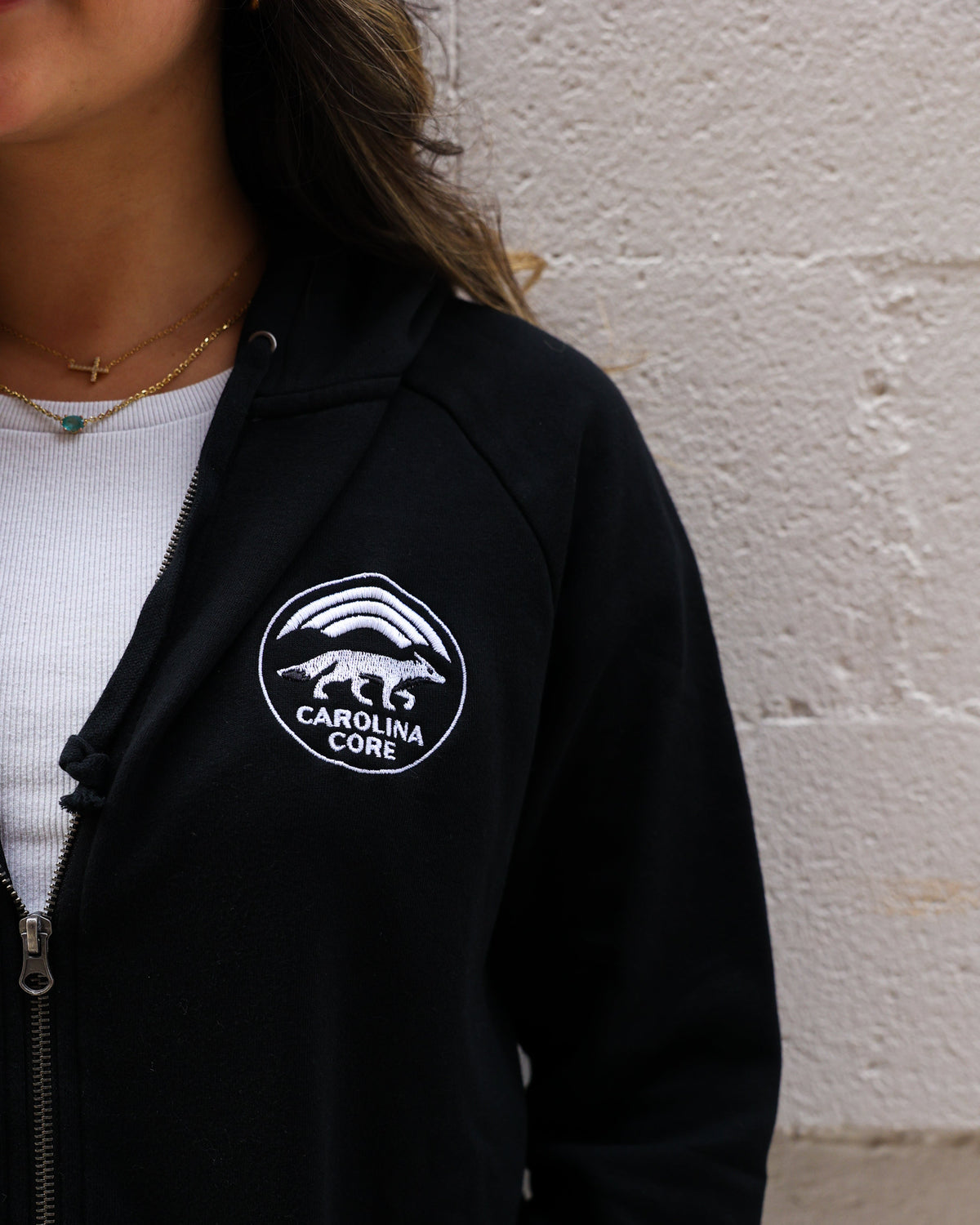 Black Zip Women's Hoodie