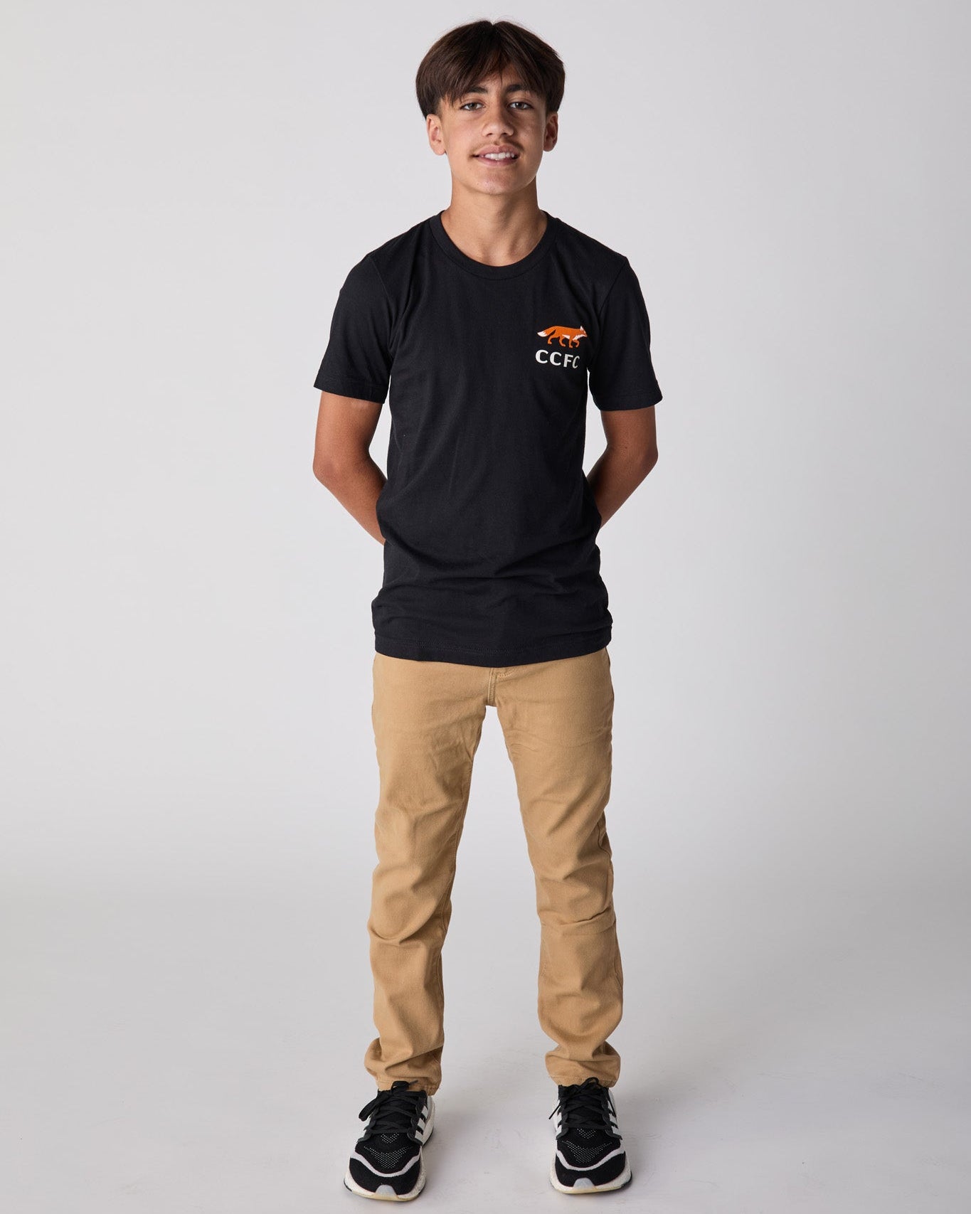 Logo Back Black Tee