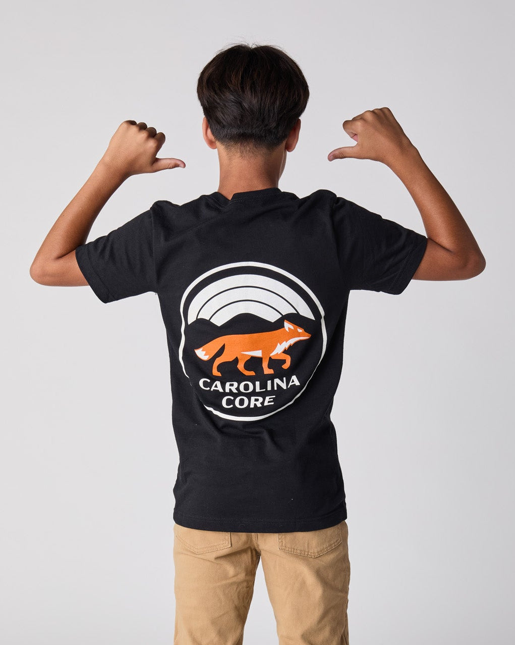 Logo Back Black Tee