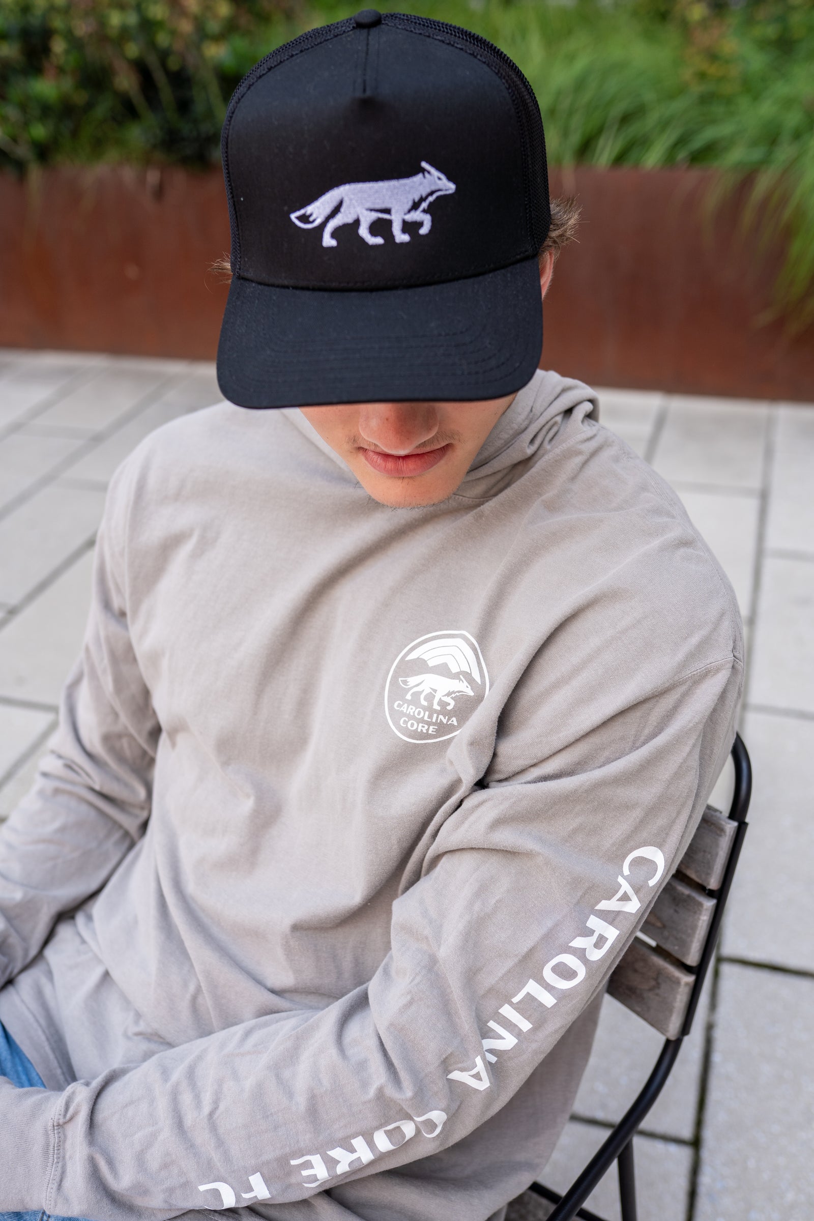 Grey Long Sleeve Hoodie