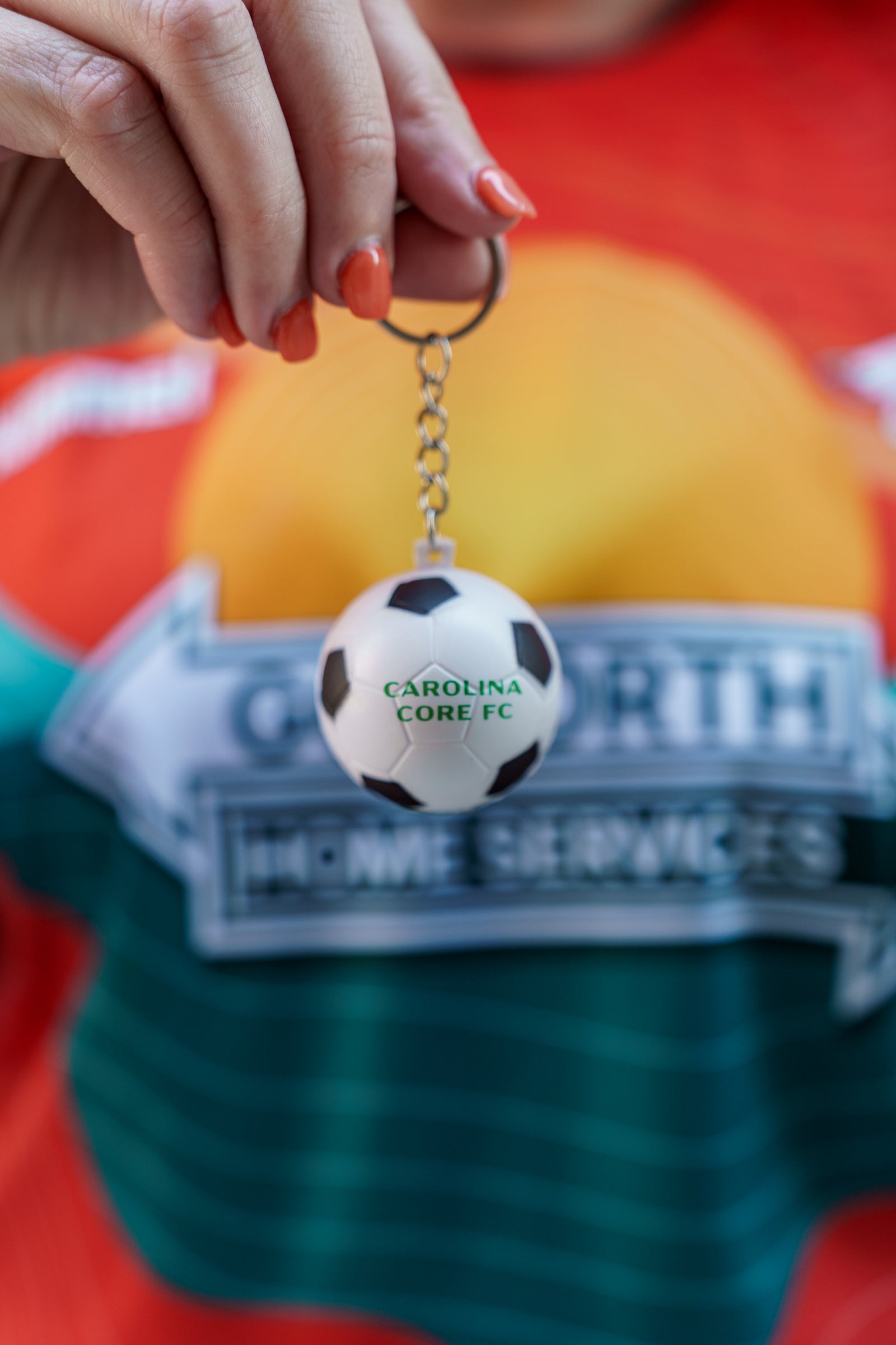 Soccer Ball Keychain