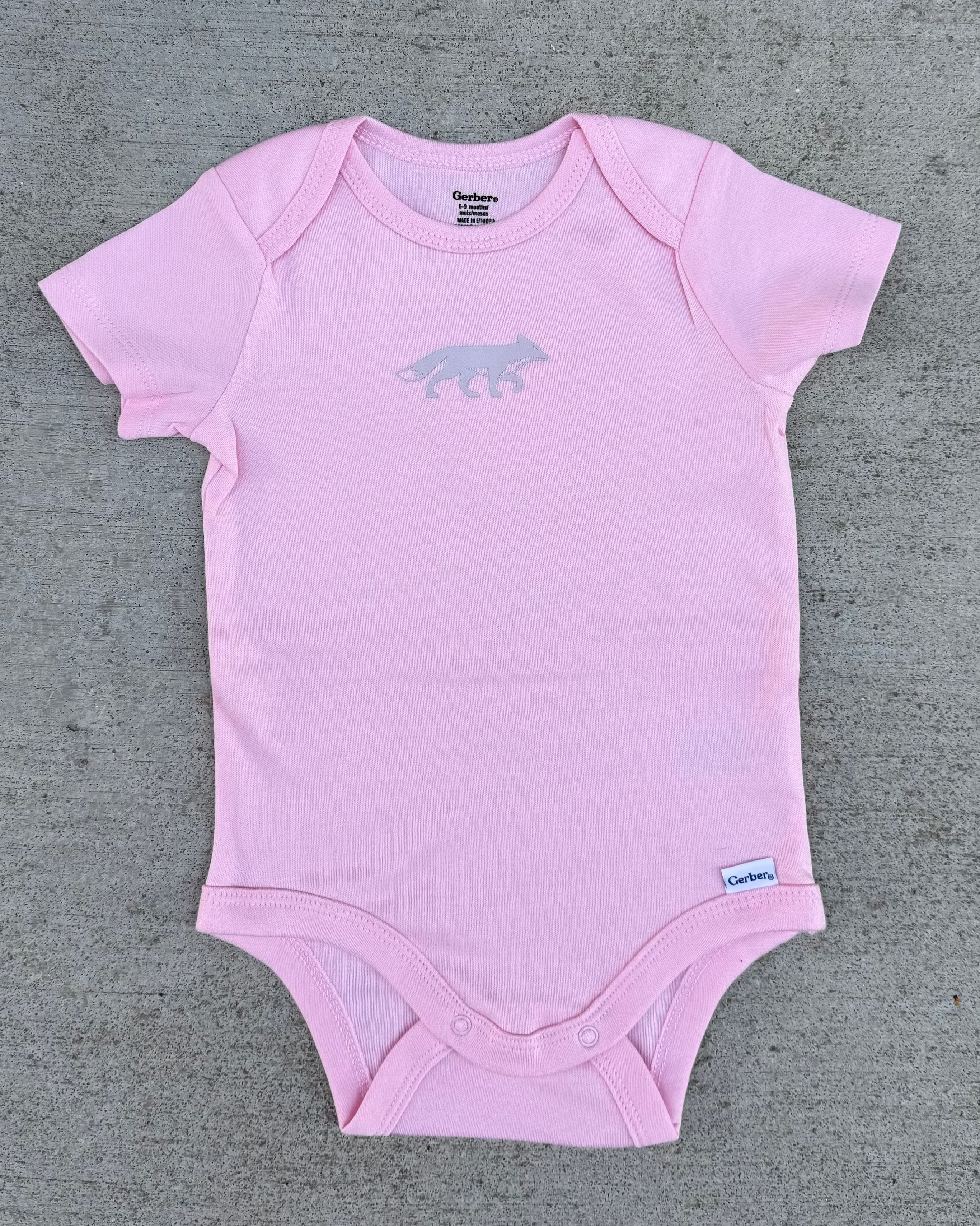 Pink Fox Onesie