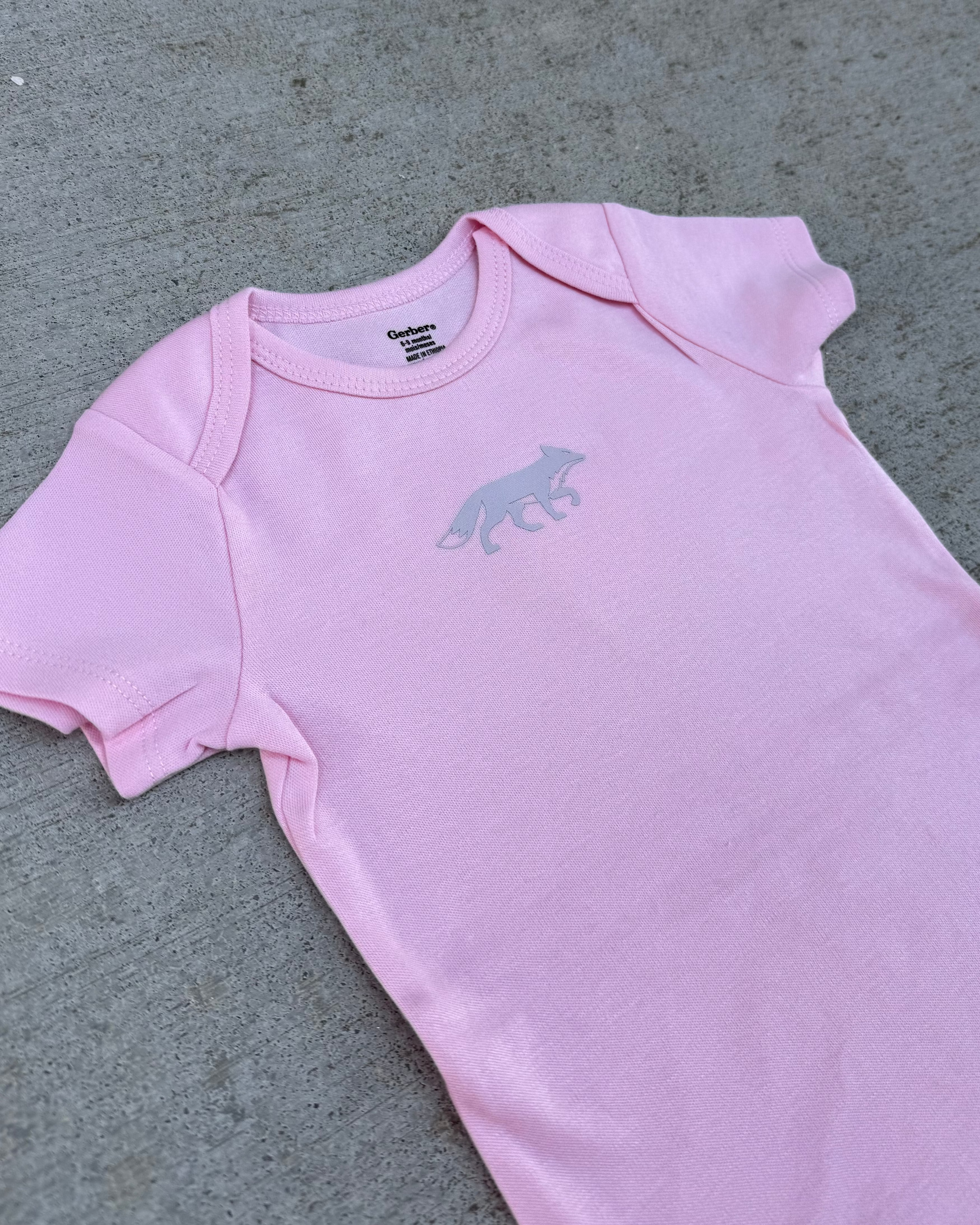 Pink Fox Onesie
