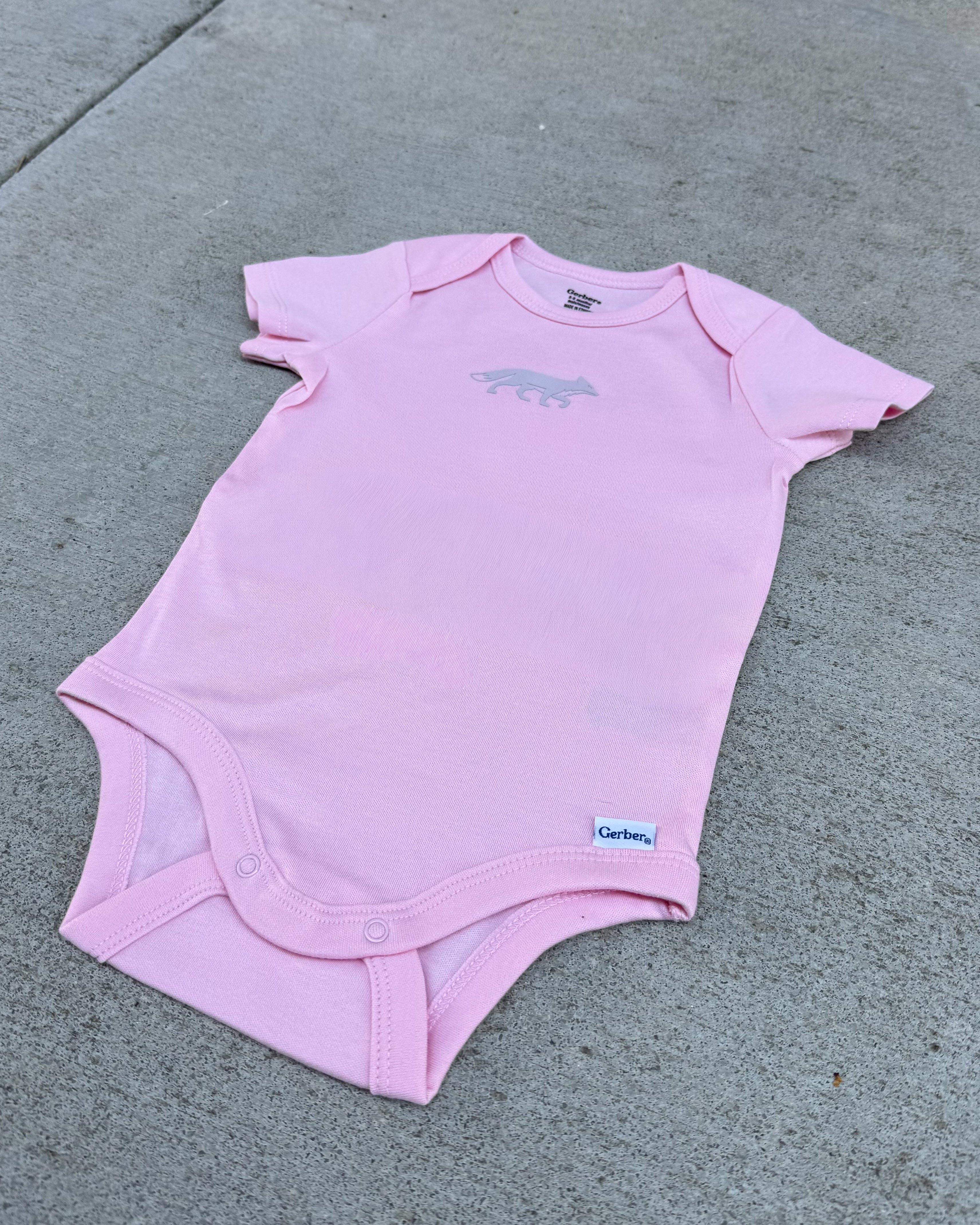 Pink Fox Onesie