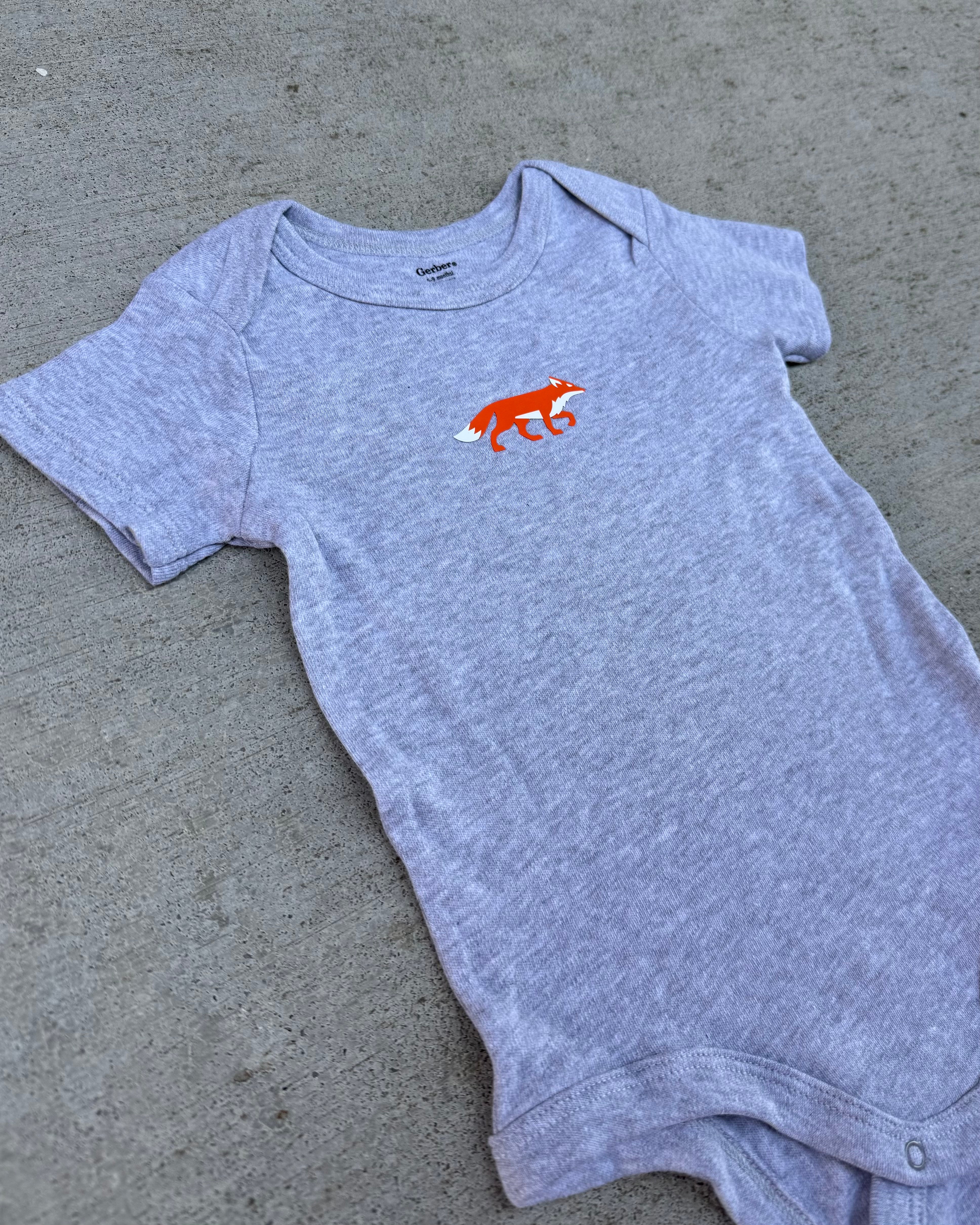 Gray Fox Onesie
