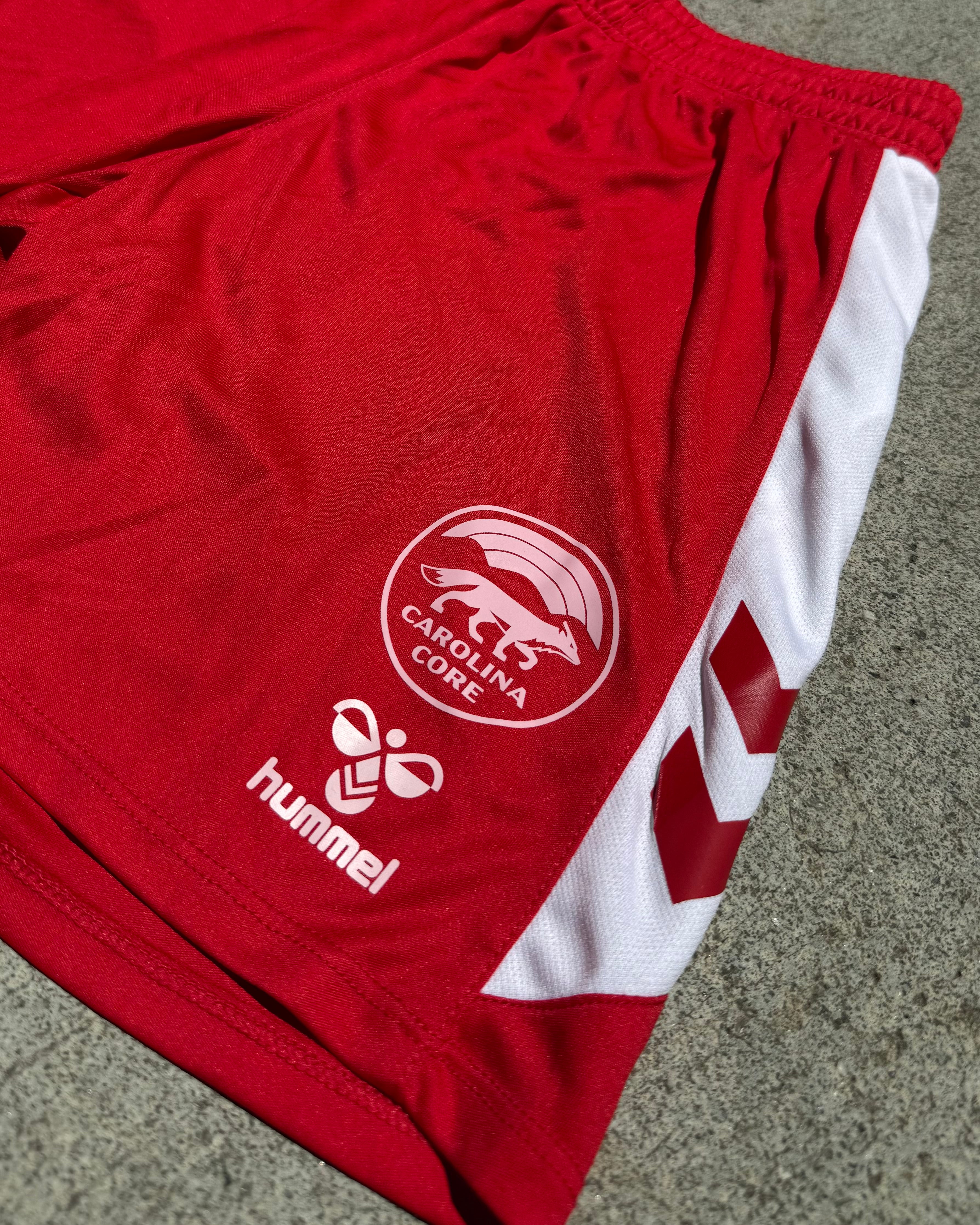 hummel Youth Red Match Shorts
