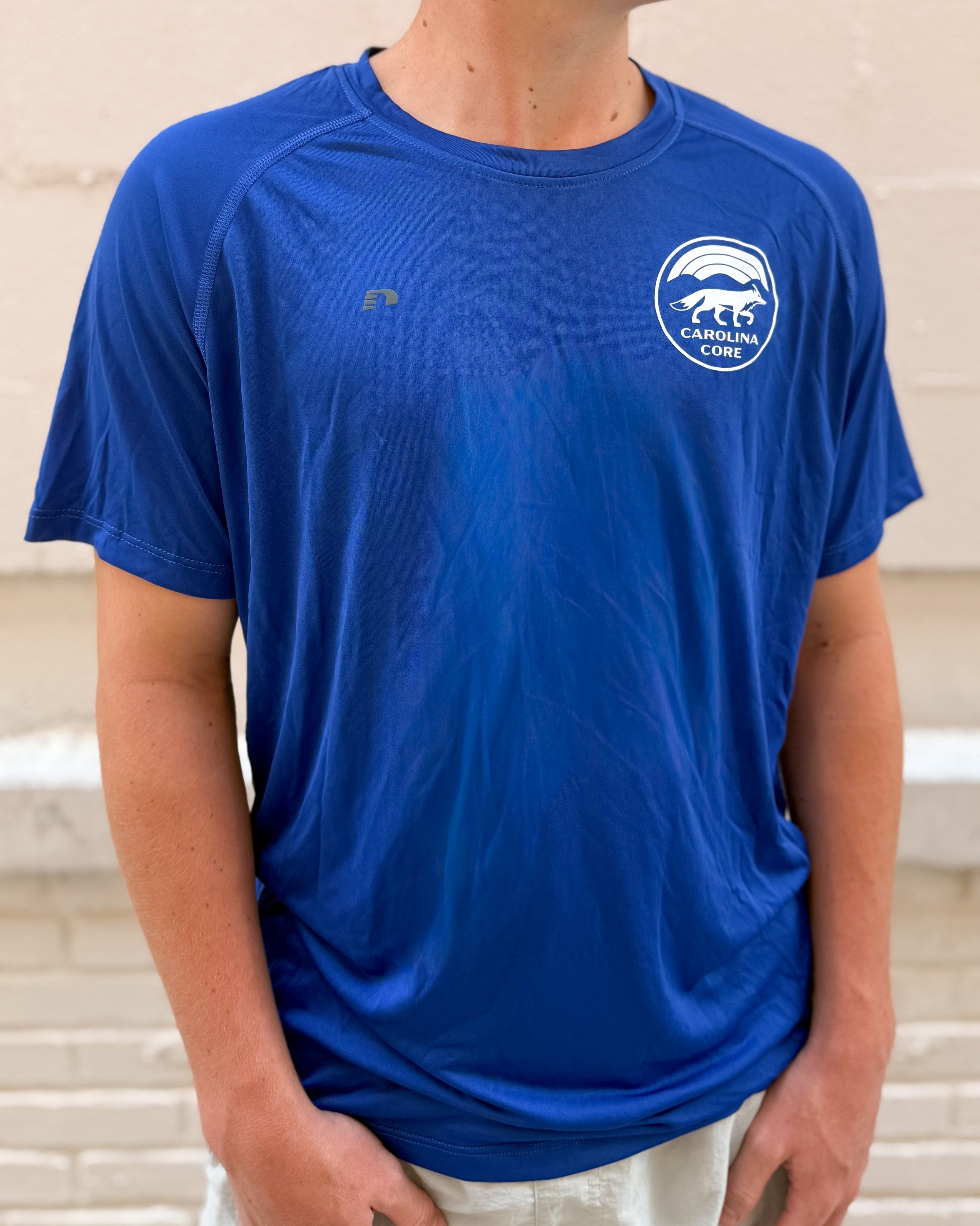 hummel Blue Athletic Tee