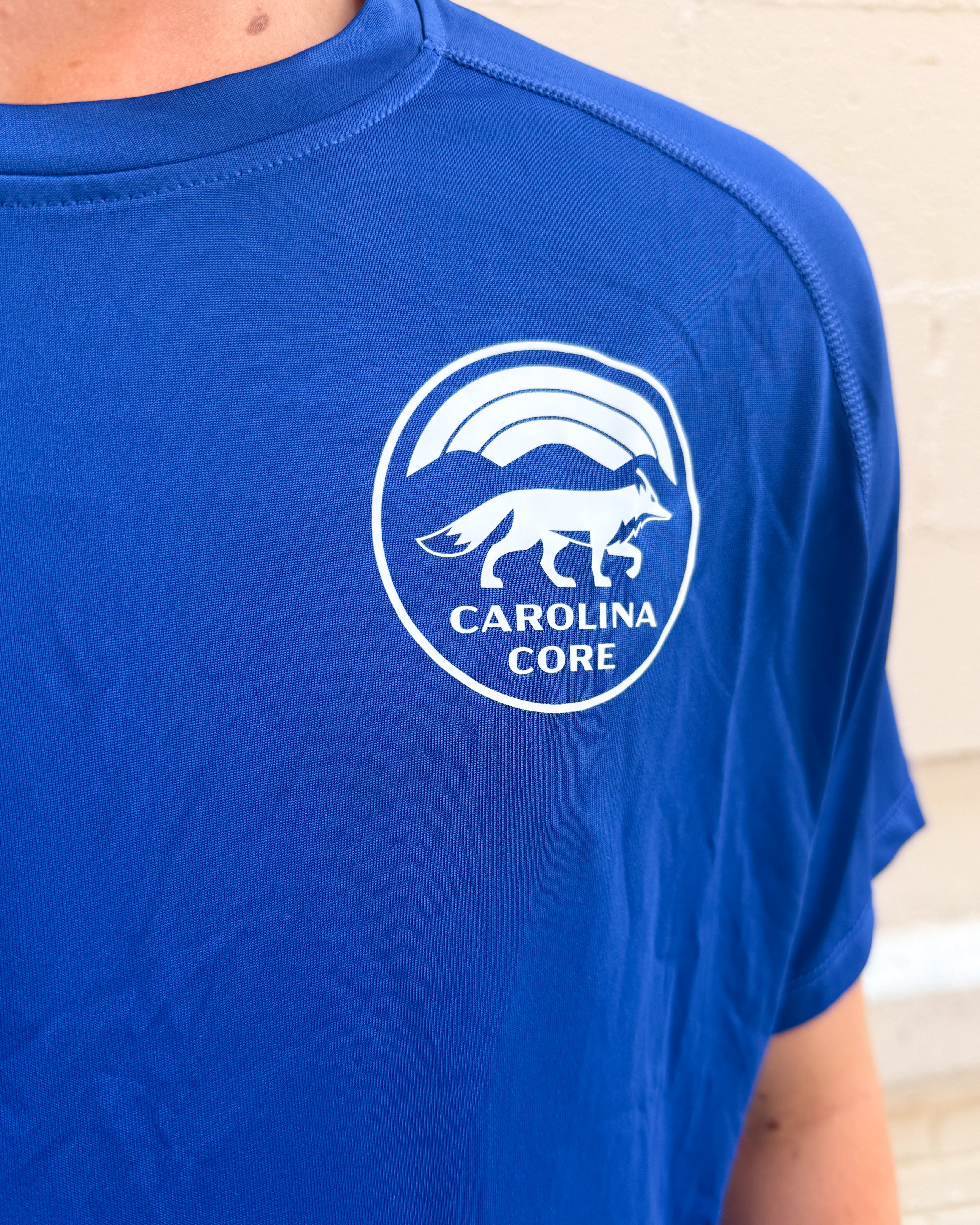 hummel Blue Athletic Tee