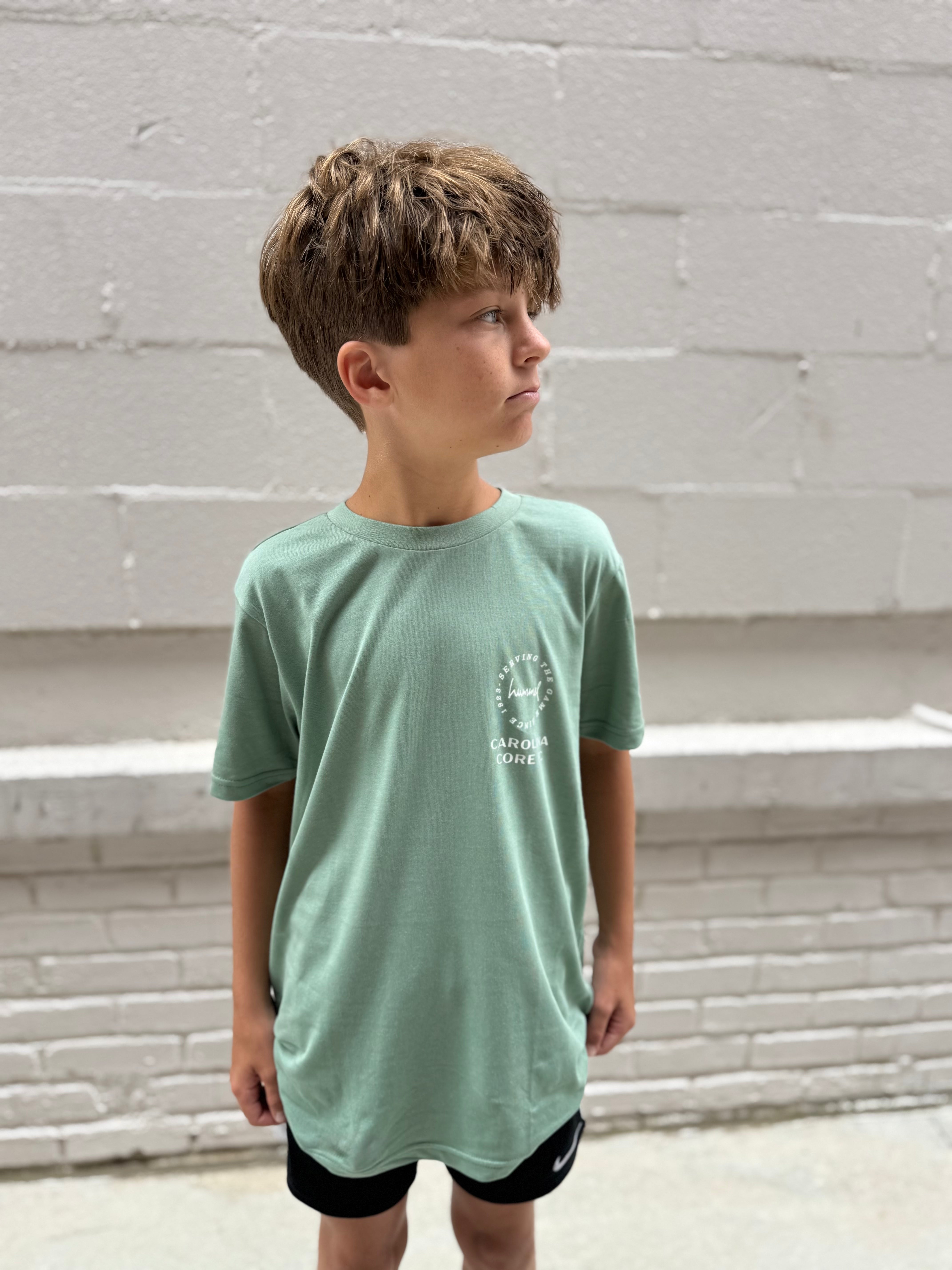 hummel Youth Squeeze the Day Green Tee