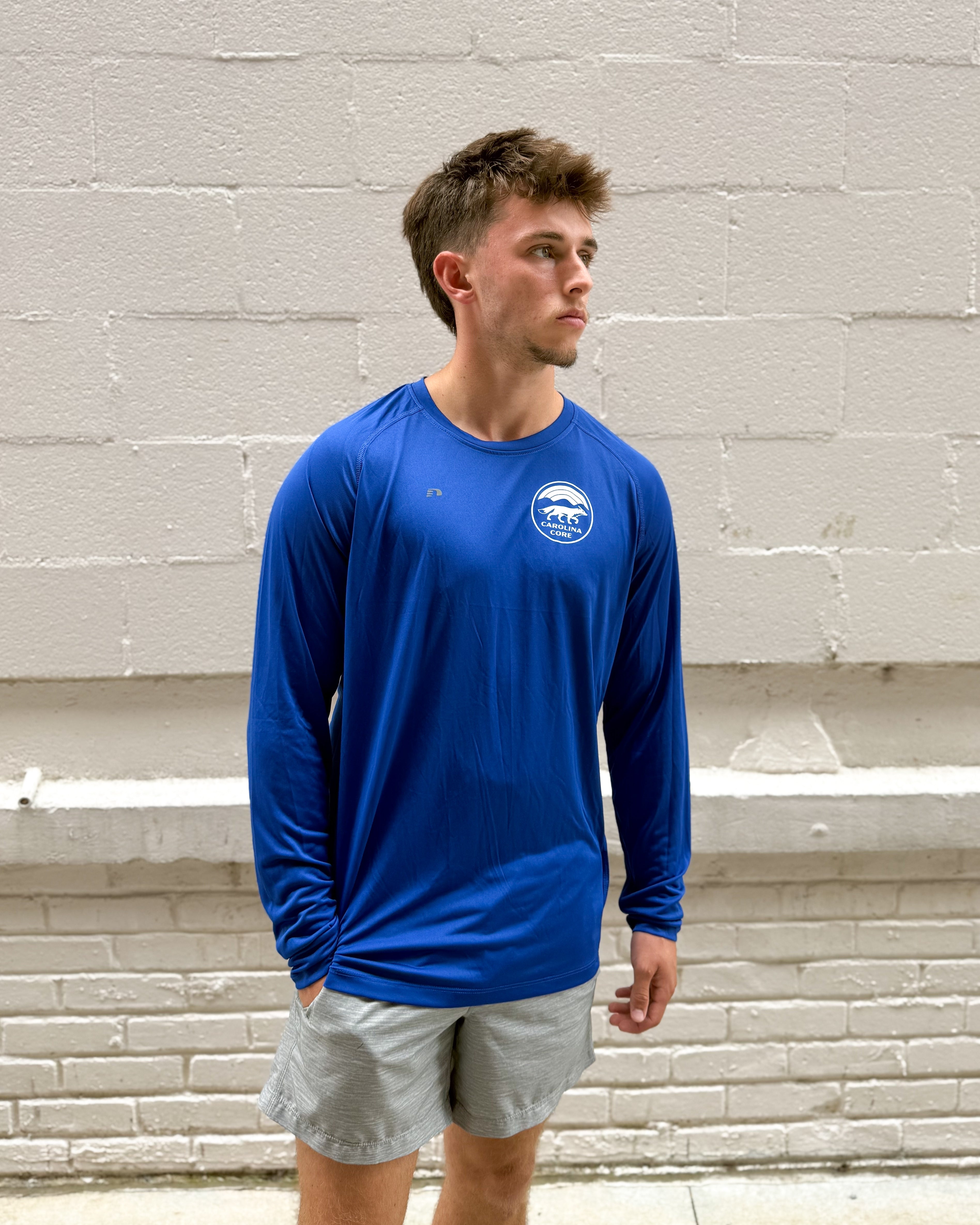 hummel Blue Athletic Longsleeve Tee