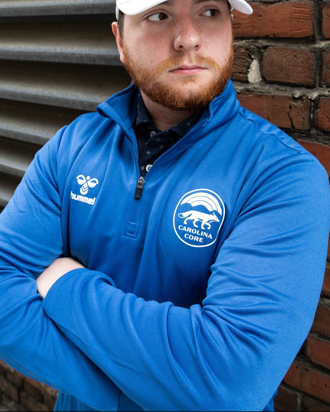 Hummel Blue 1/4 Zip