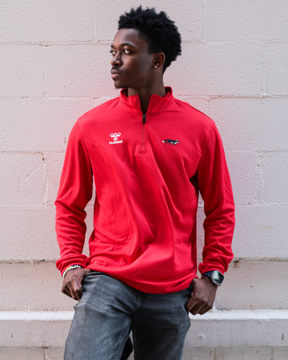 hummel Red 1/4 Zip