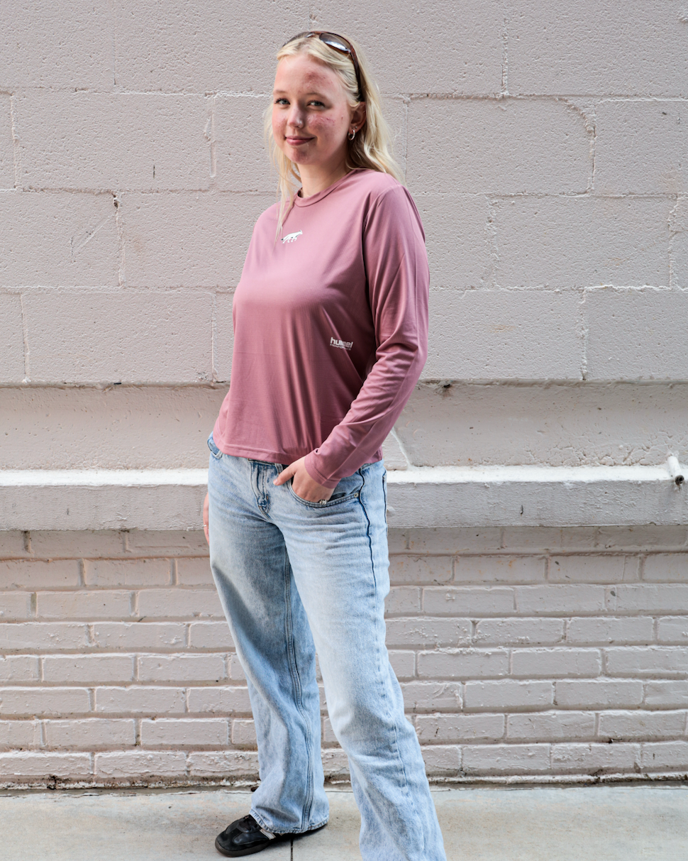 hummel Pulse Dusty Rose Active L/S Women's Top