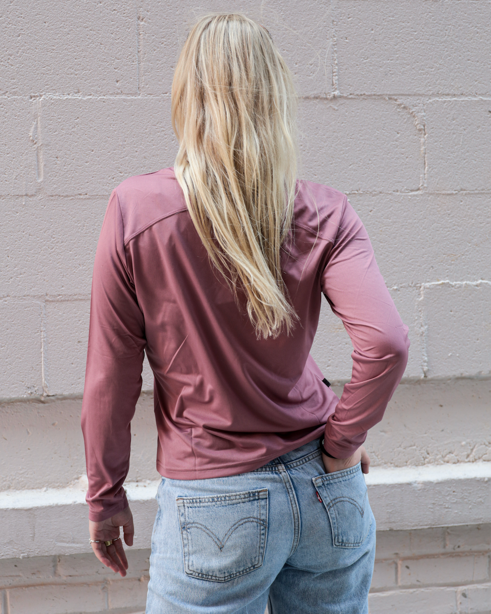 hummel Pulse Dusty Rose Active L/S Women's Top