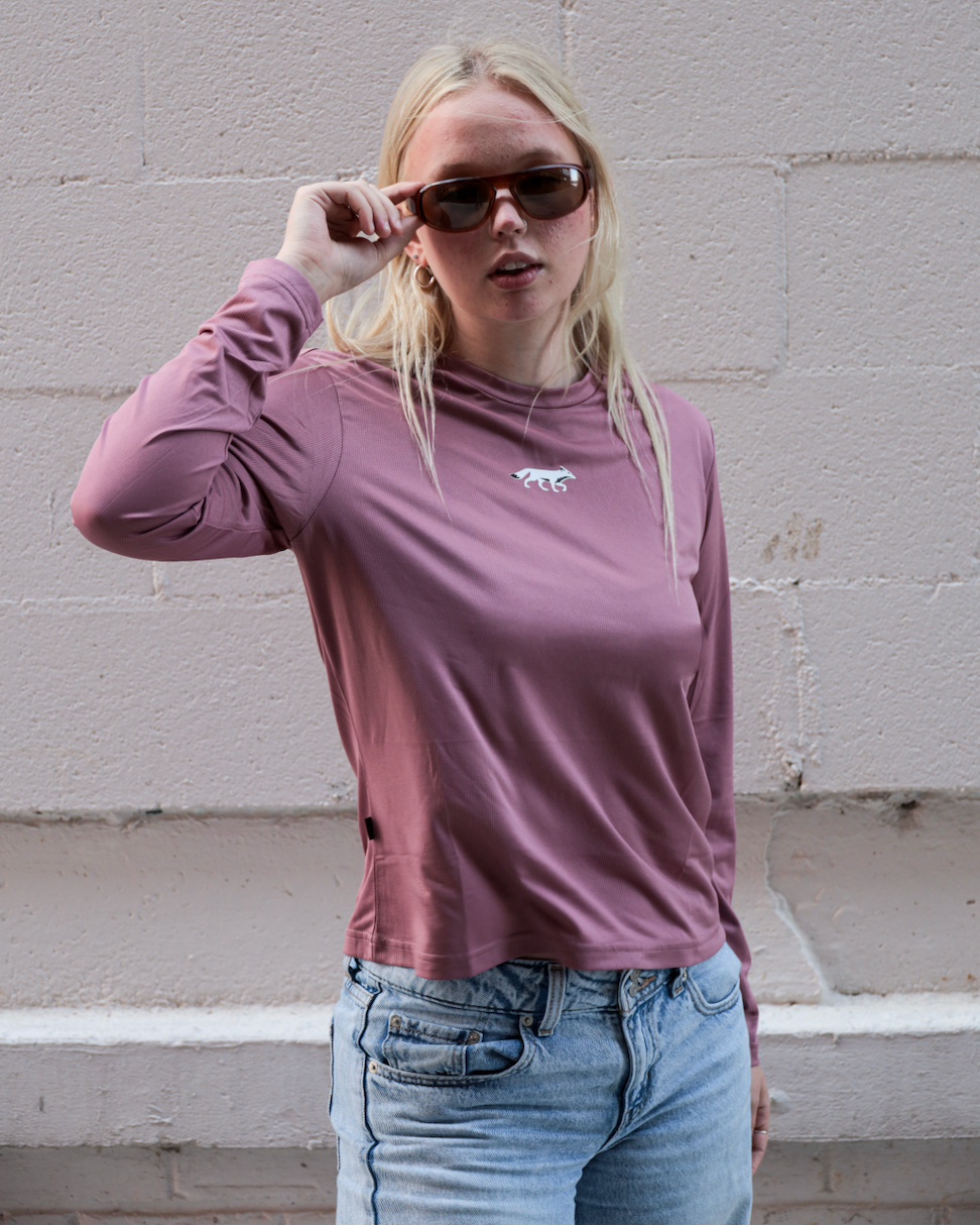 hummel Pulse Dusty Rose Active L/S Women's Top
