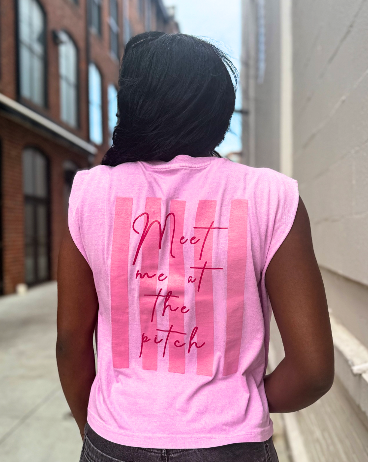 'Meet Me at the Pitch' Muscle Tee