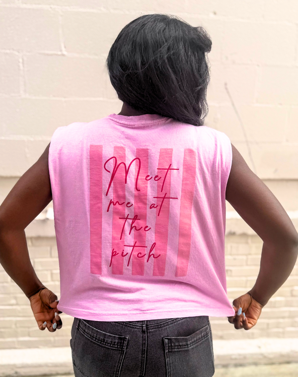 'Meet Me at the Pitch' Muscle Tee