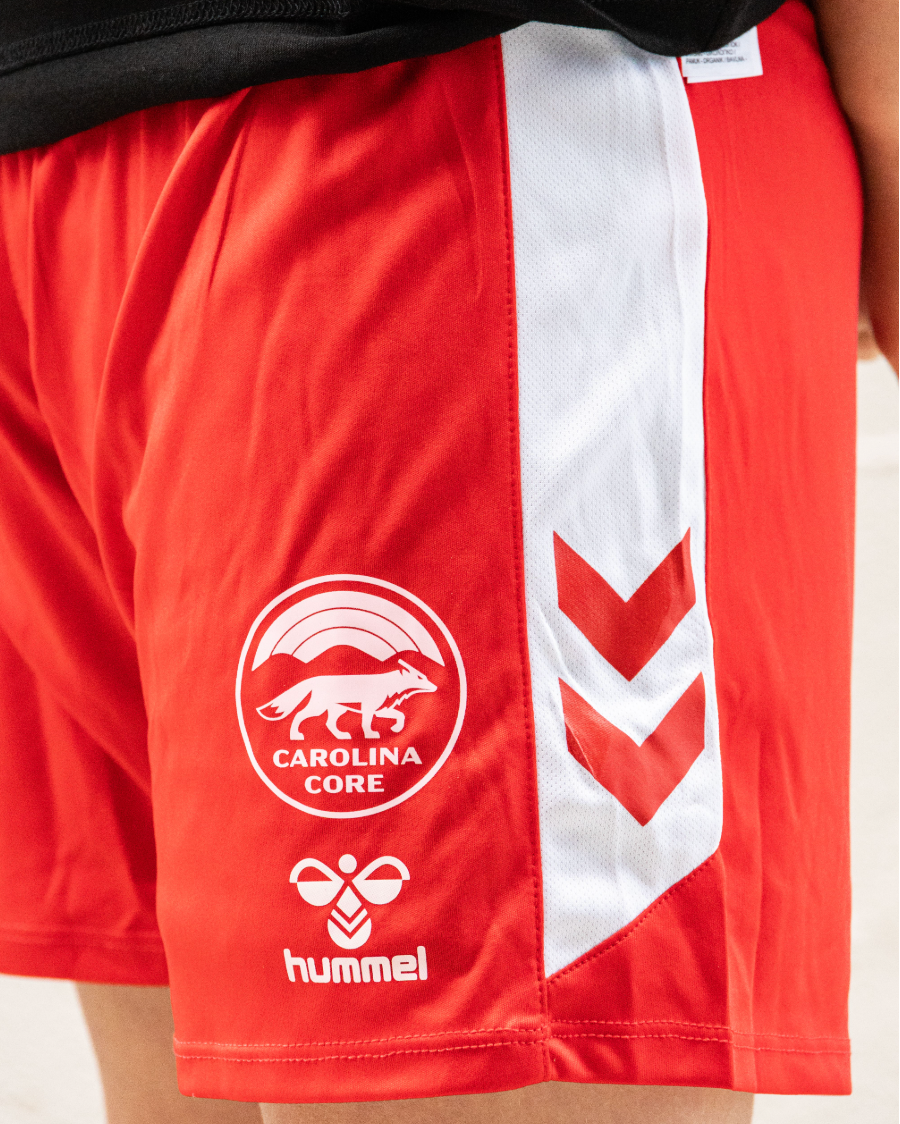 hummel Youth Red Match Shorts