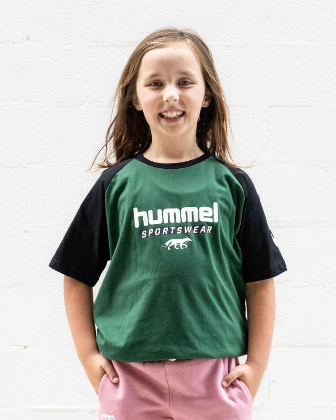 hummel Youth Fox Green Tee