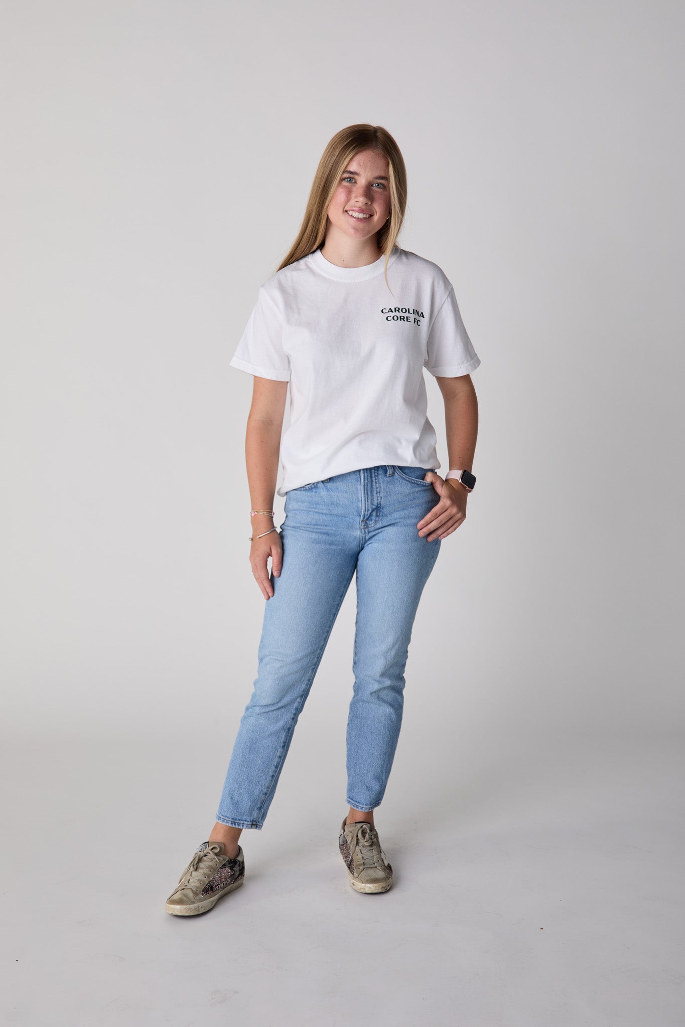 Adult Comfort Wash Tshirt - White | Citron | Orange