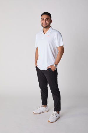 Dri Fit White Polo