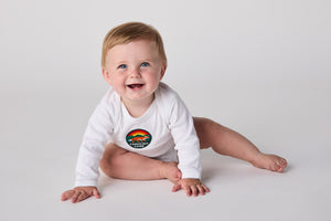 Crest Long Sleeve Onesie