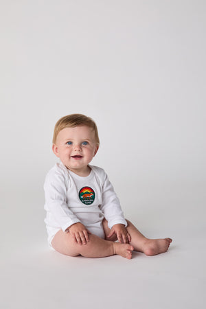 Crest Long Sleeve Onesie