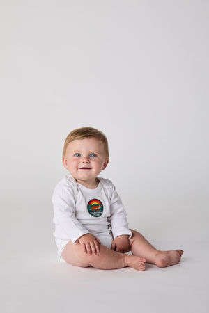 Crest Long Sleeve Onesie